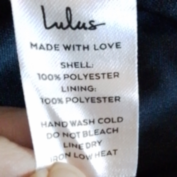 NWT Lulus Dear To My Heart Navy Blue Swiss Dot Tiered Ruffled Mini Dress - M - Picture 16 of 16